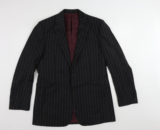 Mens UK Size 42 Marks and Spencer Regular Black Suit Jacket