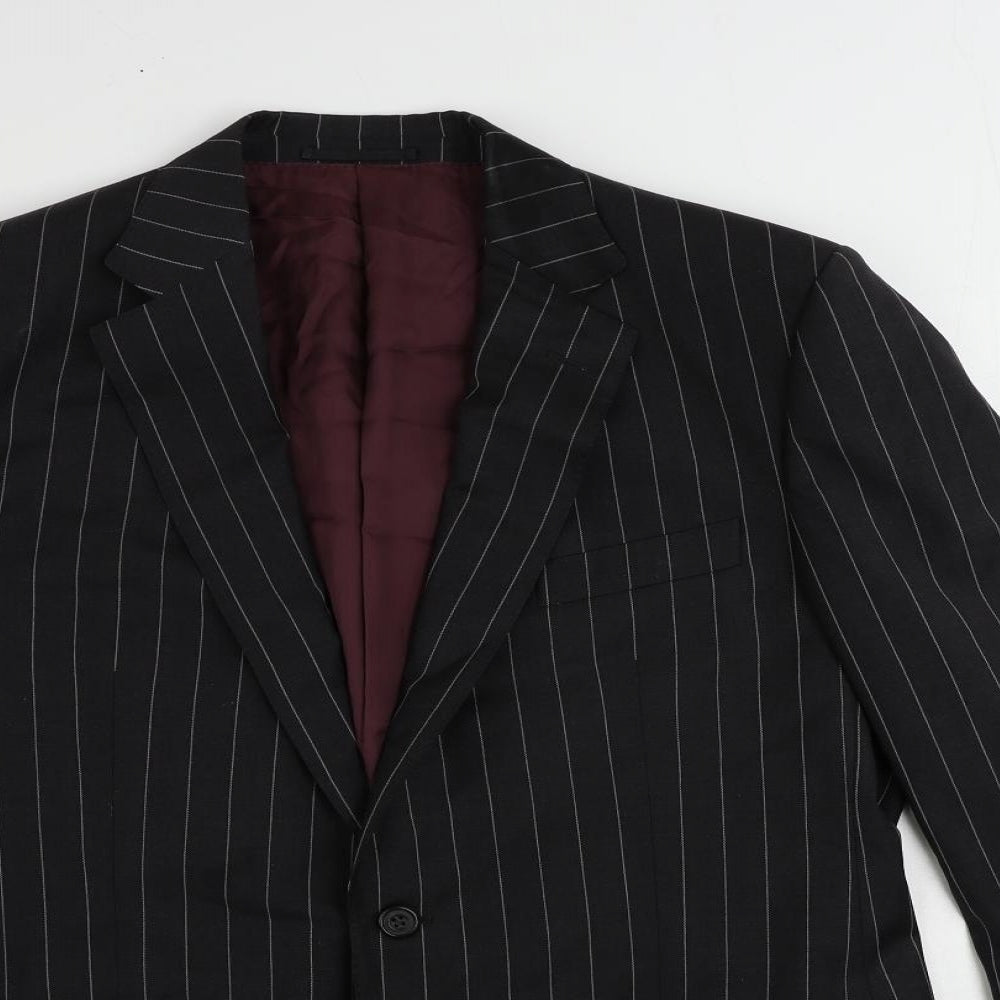 Mens UK Size 42 Marks and Spencer Regular Black Suit Jacket