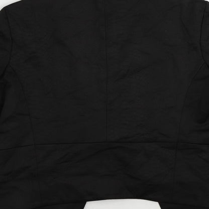 Womens UK Size 12 Topshop Black Jacket