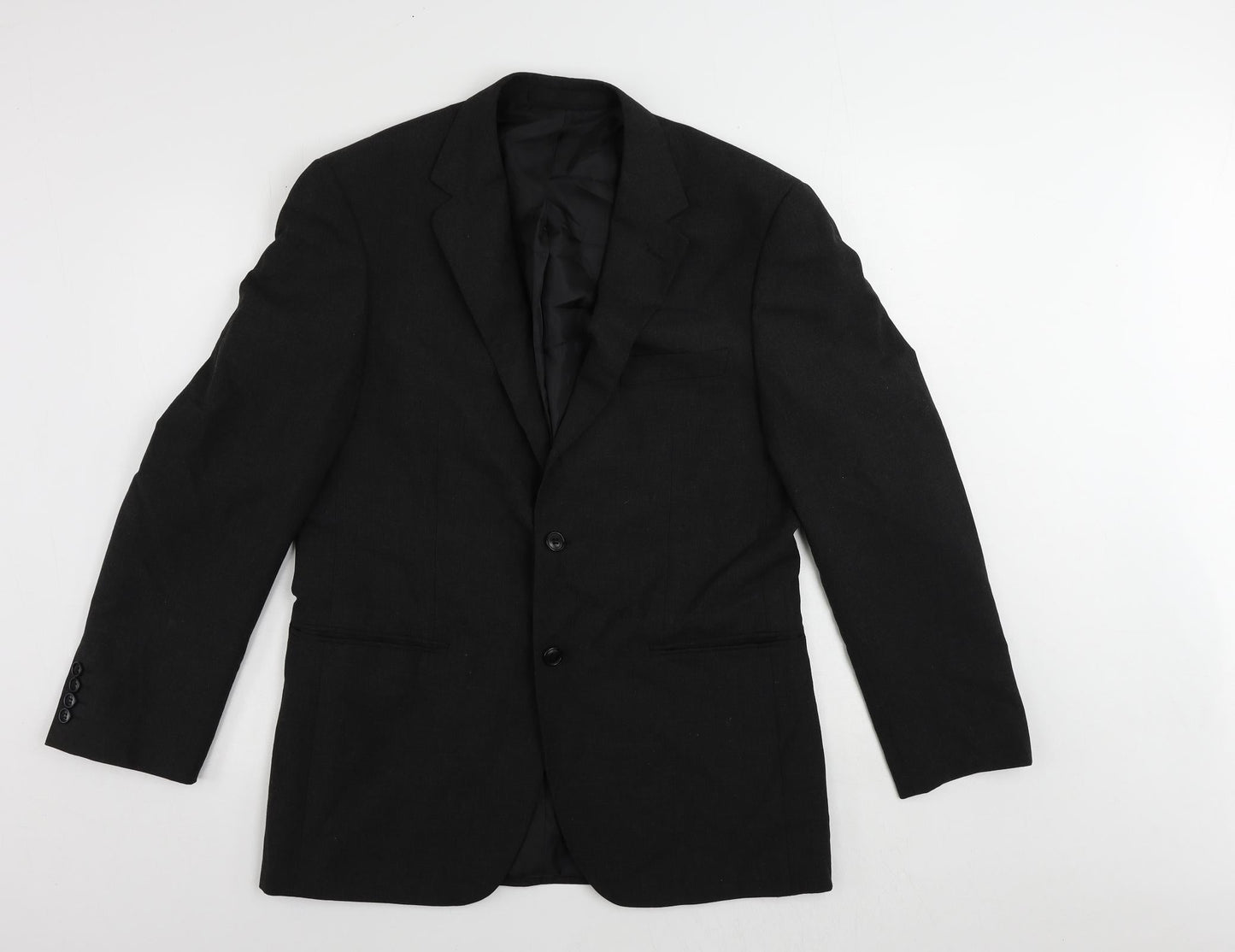 Mens UK Size 38 Marks and Spencer Regular Black Suit Jacket