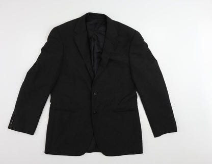 Mens UK Size 38 Marks and Spencer Regular Black Suit Jacket