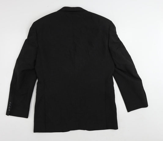 Mens UK Size 38 Marks and Spencer Regular Black Suit Jacket