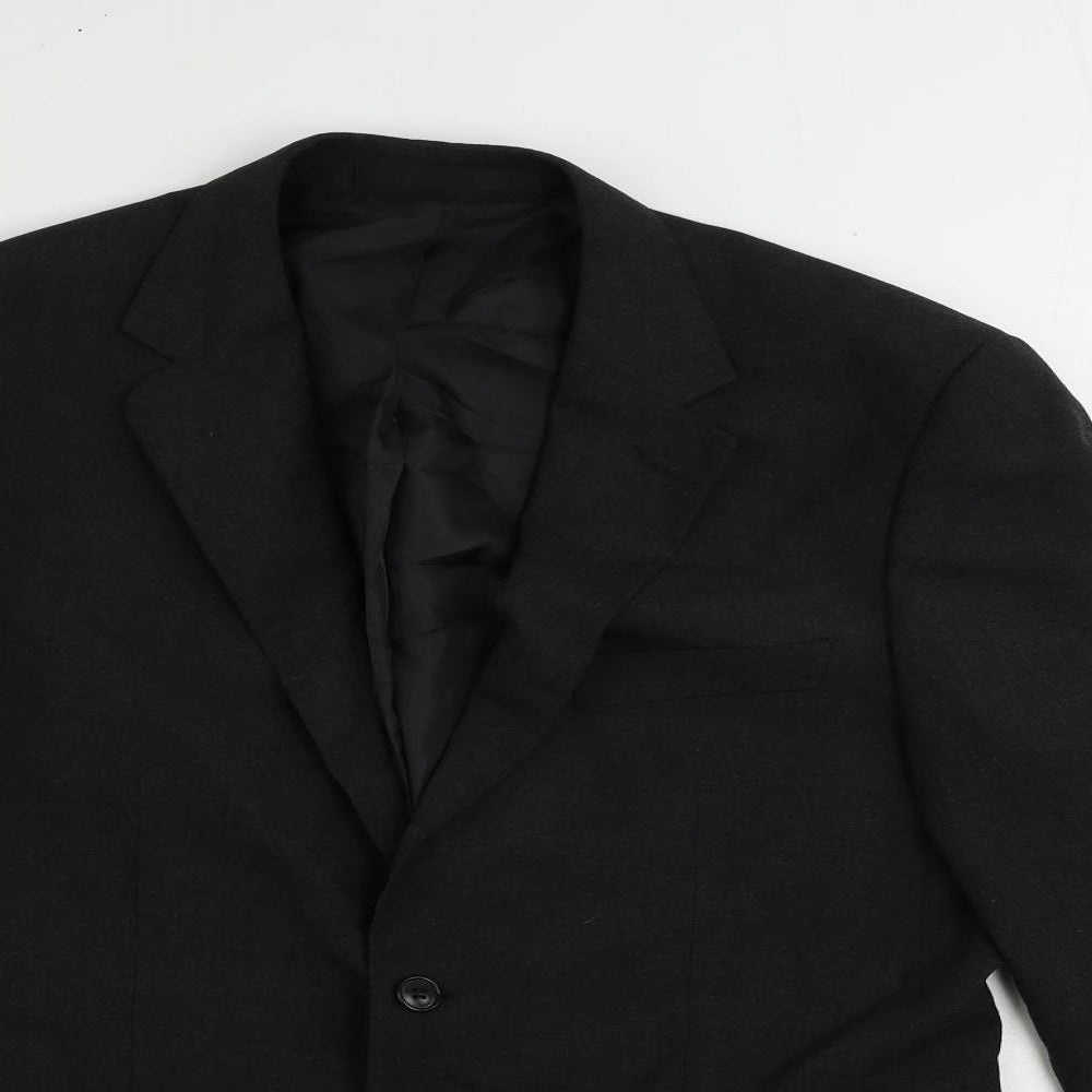 Mens UK Size 38 Marks and Spencer Regular Black Suit Jacket