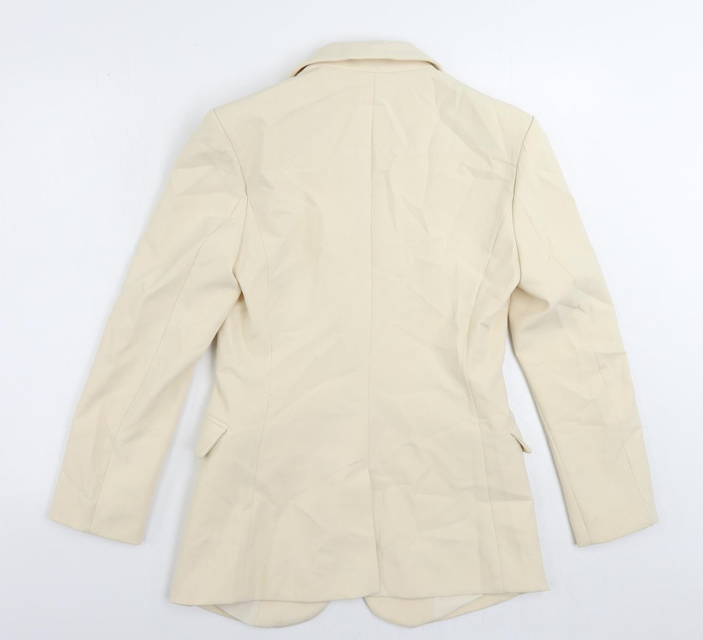 Boa Womens Beige Jacket Blazer Size S Button