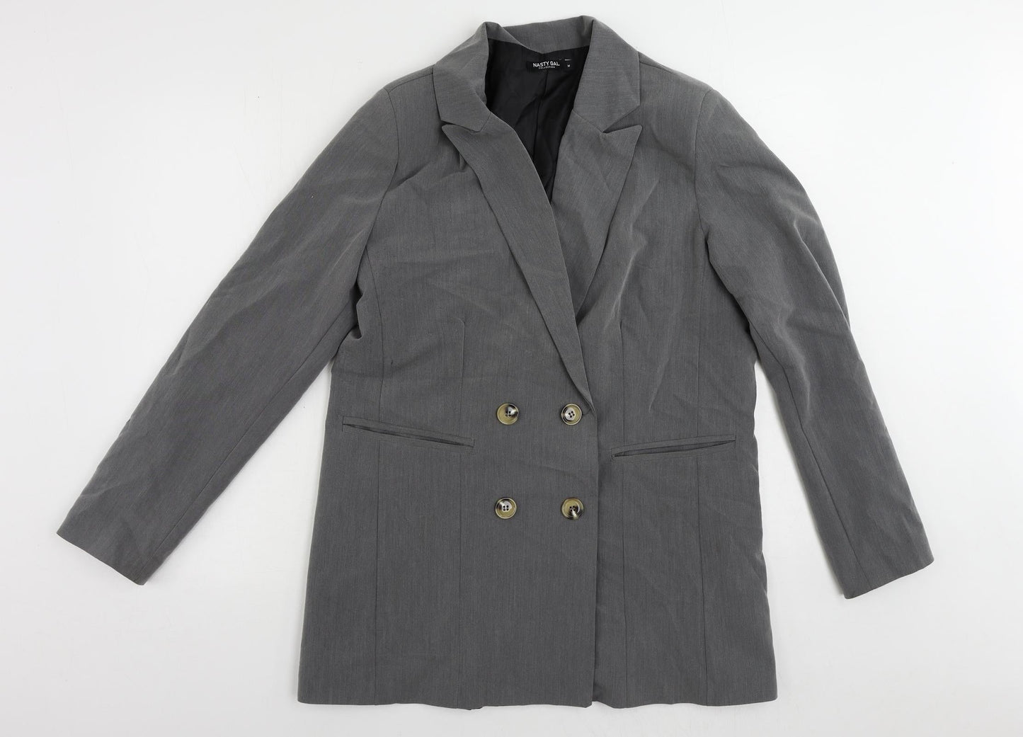 Womens UK Size M Nasty Gal Grey Jacket