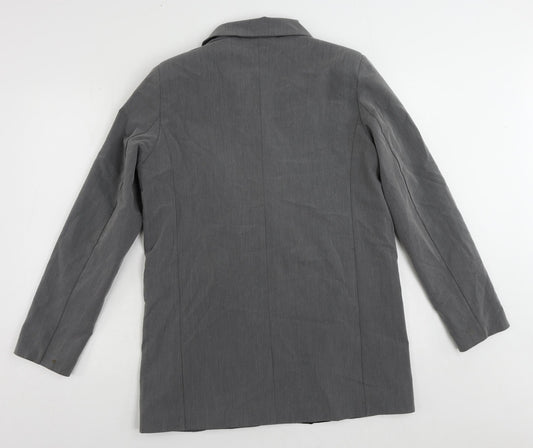 Nasty Gal Womens Grey Jacket Blazer Size M Button