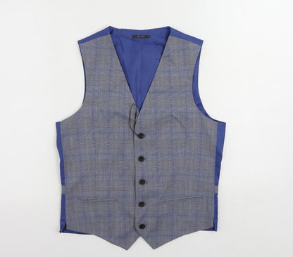 Mens UK Size 36 Marks and Spencer Regular Blue Suit Jacket