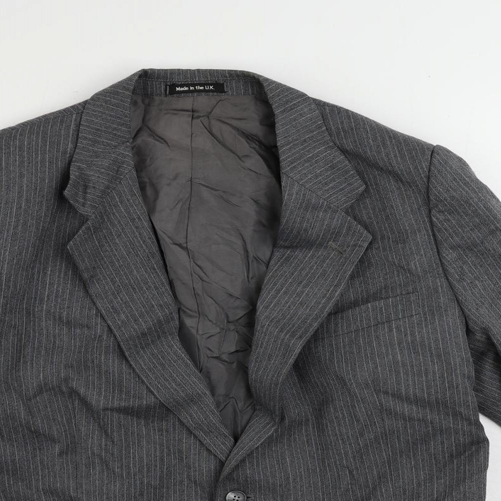 Mens UK Size 44 St Michael Regular Grey Suit Jacket