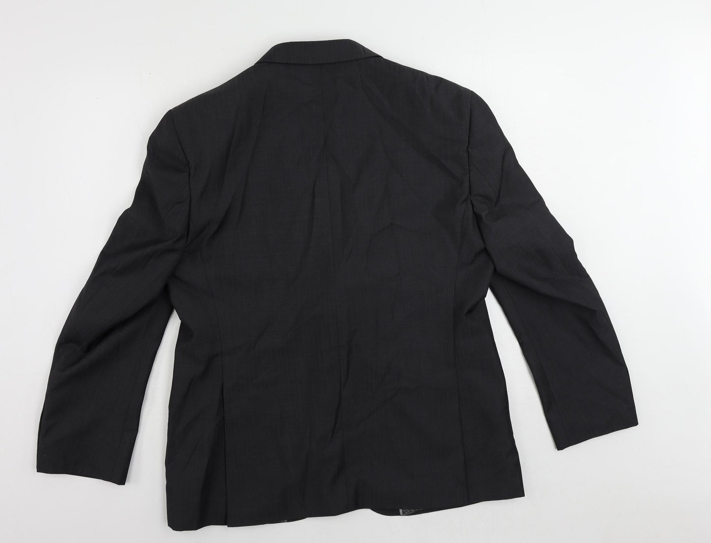 Autograph Mens Grey Polyester Jacket Suit Jacket Size 42 Regular