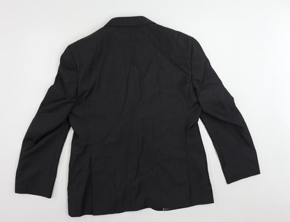 Autograph Mens Grey Polyester Jacket Suit Jacket Size 42 Regular