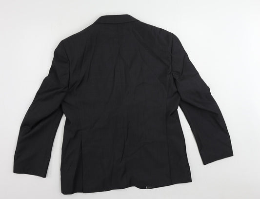 Autograph Mens Grey Polyester Jacket Suit Jacket Size 42 Regular