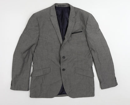 Mens UK Size 40 Butler & Webb Regular Grey Suit Jacket