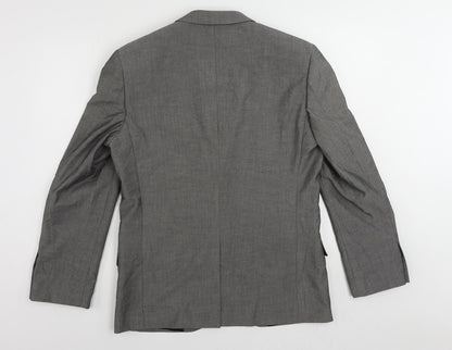 Mens UK Size 40 Butler & Webb Regular Grey Suit Jacket