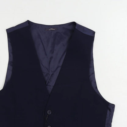 Mens UK Size 40 Marks and Spencer Regular Blue Suit Jacket