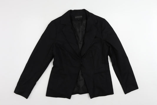 Limited Collection Womens Black Jacket Blazer Size 14 Snap