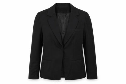 Limited Collection Womens Black Jacket Blazer Size 14 Snap