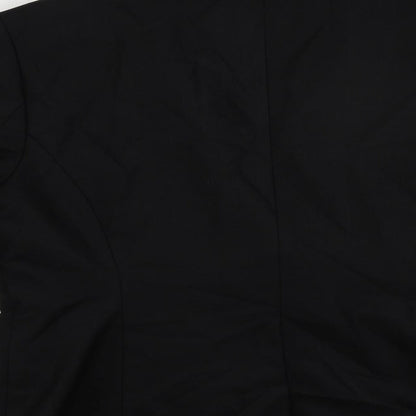 Limited Collection Womens Black Jacket Blazer Size 14 Snap