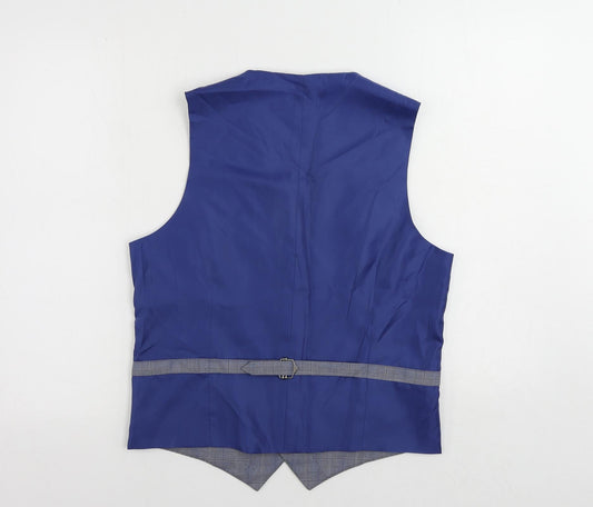 Mens UK Size 38 Marks and Spencer Regular Blue Suit Jacket