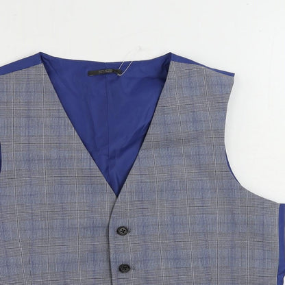 Mens UK Size 38 Marks and Spencer Regular Blue Suit Jacket