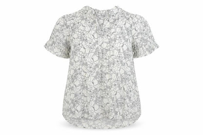 Womens UK Size 12 Marks and Spencer White Basic Blouse
