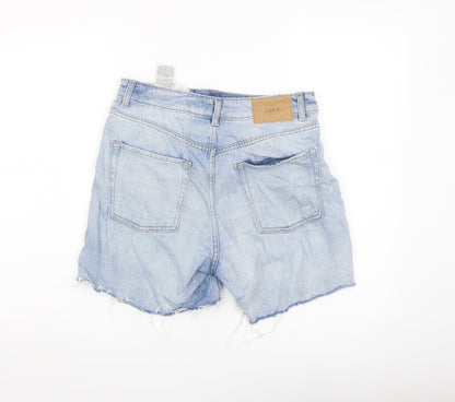 JJXX Womens Blue Cotton Hot Pants Shorts Size 30 in L3 in Regular Button