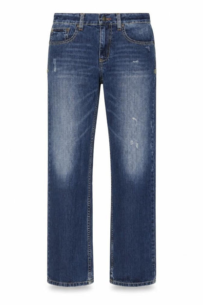 Mens UK Size 30 in Johnnie Regular Fit Straight Blue Jeans