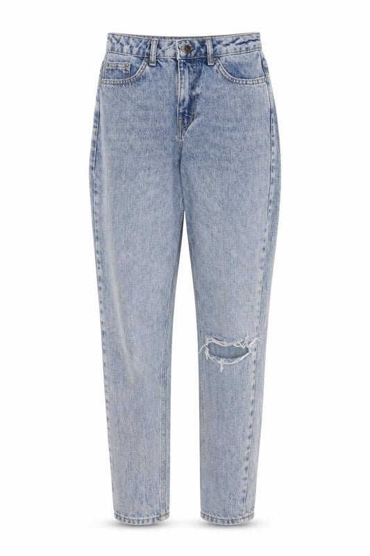 Womens UK Size 26 in Topshop Regular Fit Mom Blue Jeans