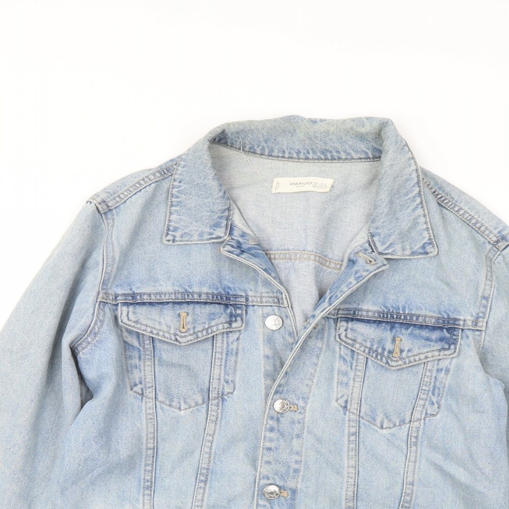 Mens UK Size XS Mango Blue Jacket
