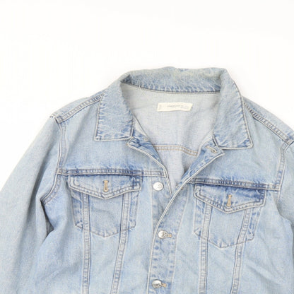Mens UK Size XS Mango Blue Jacket
