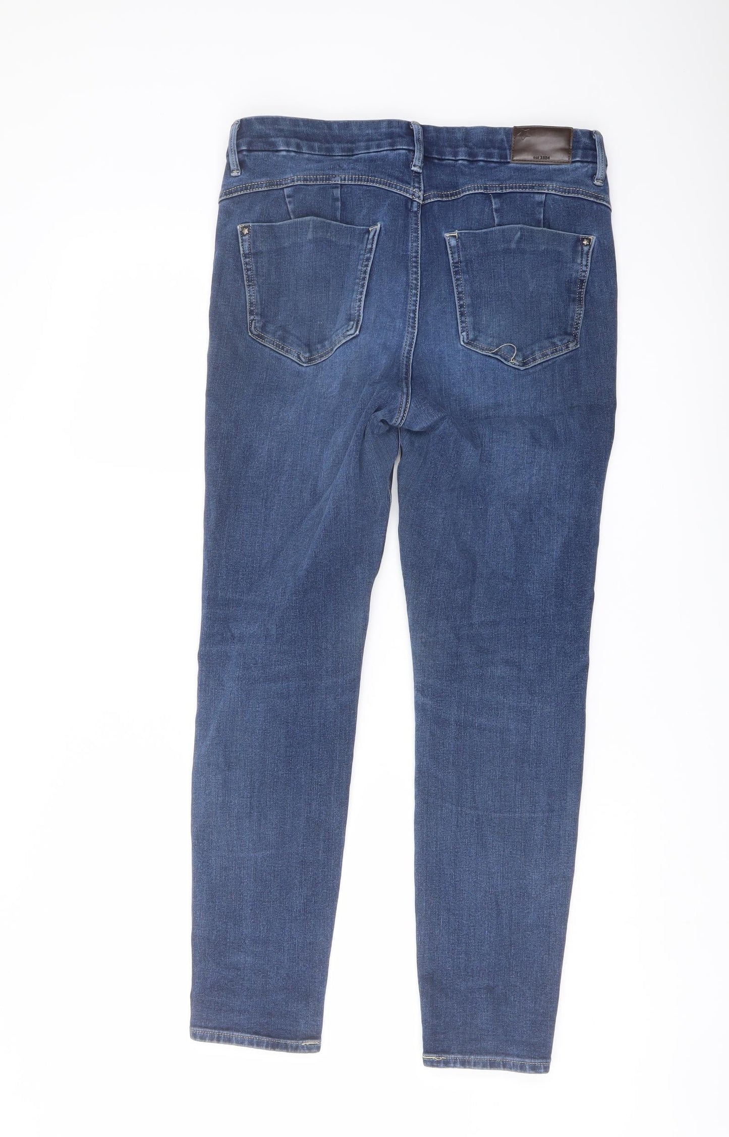 Womens UK Size 12 Marks and Spencer Regular Fit Skinny Blue Jeans