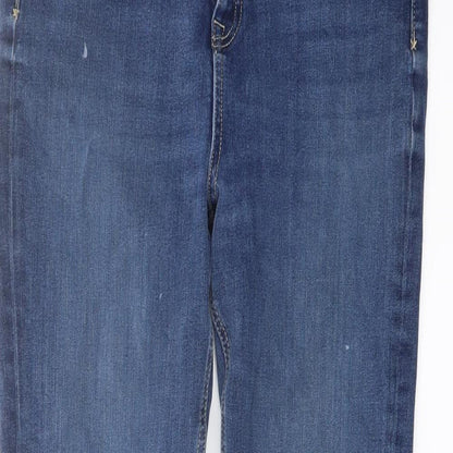 Womens UK Size 12 Marks and Spencer Regular Fit Skinny Blue Jeans