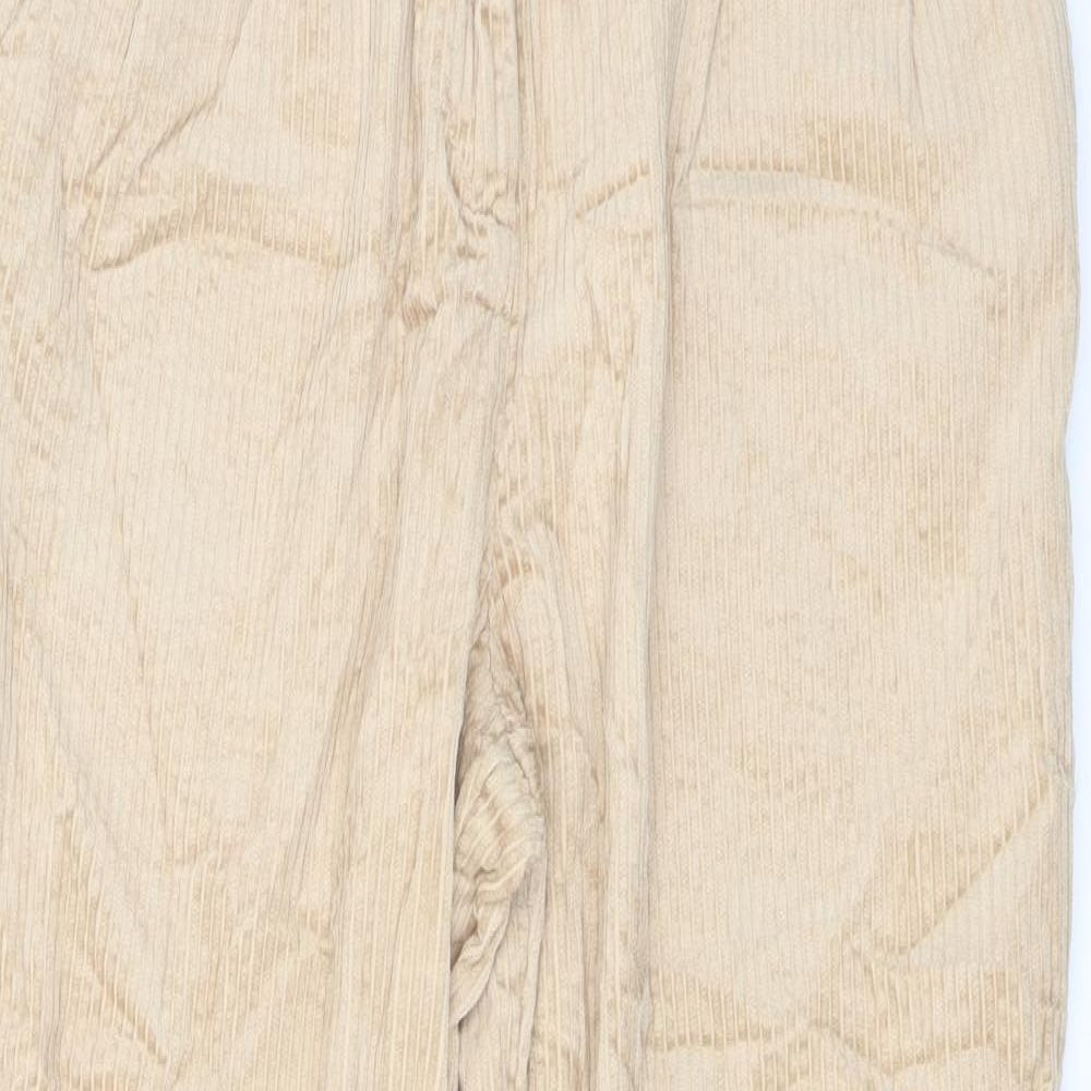 Womens UK Size 10 H&M Regular Fit Chino Beige Trousers