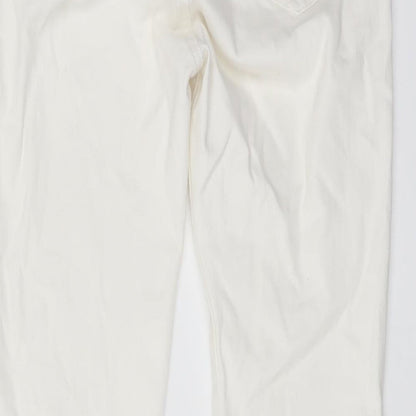 Womens UK Size 10 Marks and Spencer Regular Fit Skinny Ivory Jeans