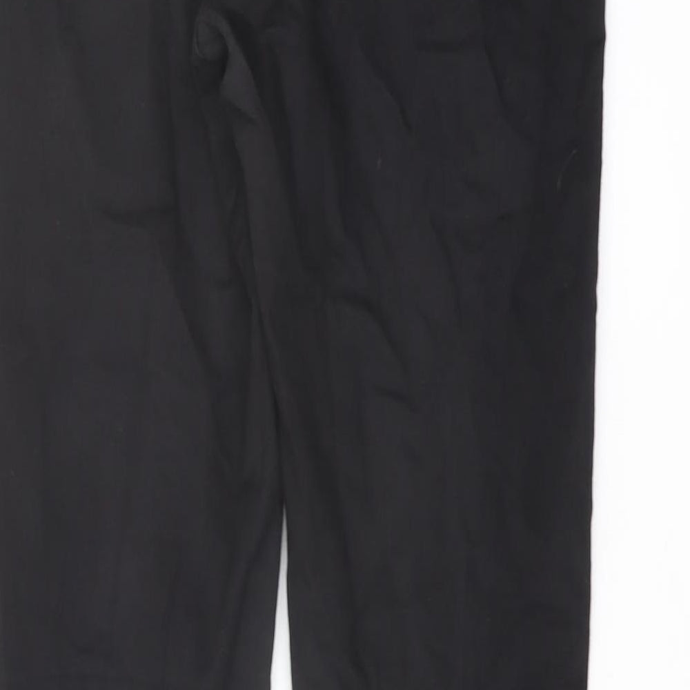 Denim & Co. Womens Black Cotton Jegging Jeans Size 12 L29 in Regular Button