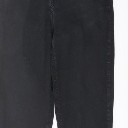 Lee Womens Black Cotton Jegging Jeans Size 26 in L29 in Regular Button