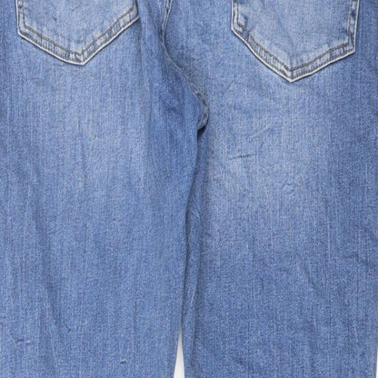 Mens UK Size 36 in Topman Regular Fit Skinny Blue Jeans