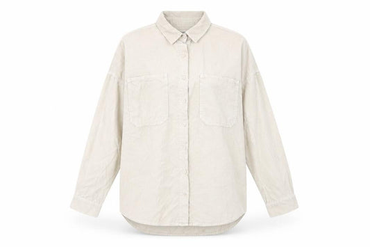 Womens UK Size S Pull&Bear Beige Basic Button-Up