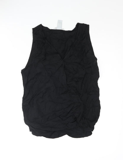 Womens UK Size 8 H&M Black Camisole Blouse