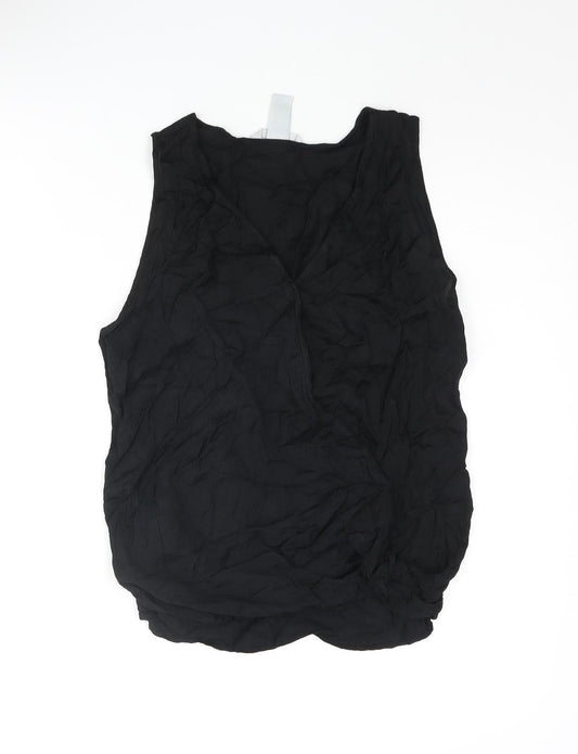 Womens UK Size 8 H&M Black Camisole Blouse