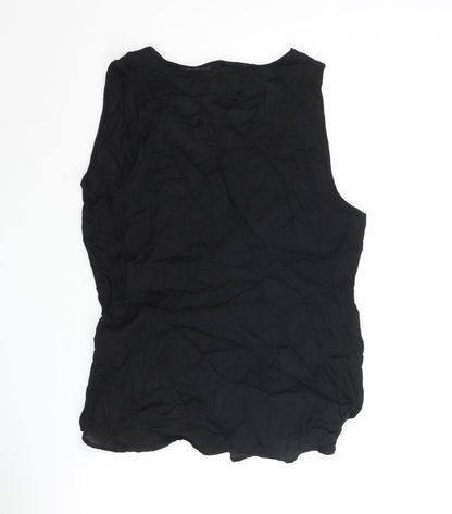 Womens UK Size 8 H&M Black Camisole Blouse
