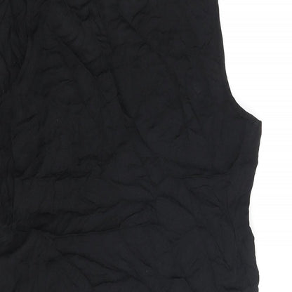 Womens UK Size 8 H&M Black Camisole Blouse