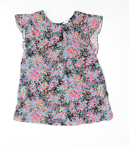 Womens UK Size 12 Warehouse Multicoloured Basic Blouse