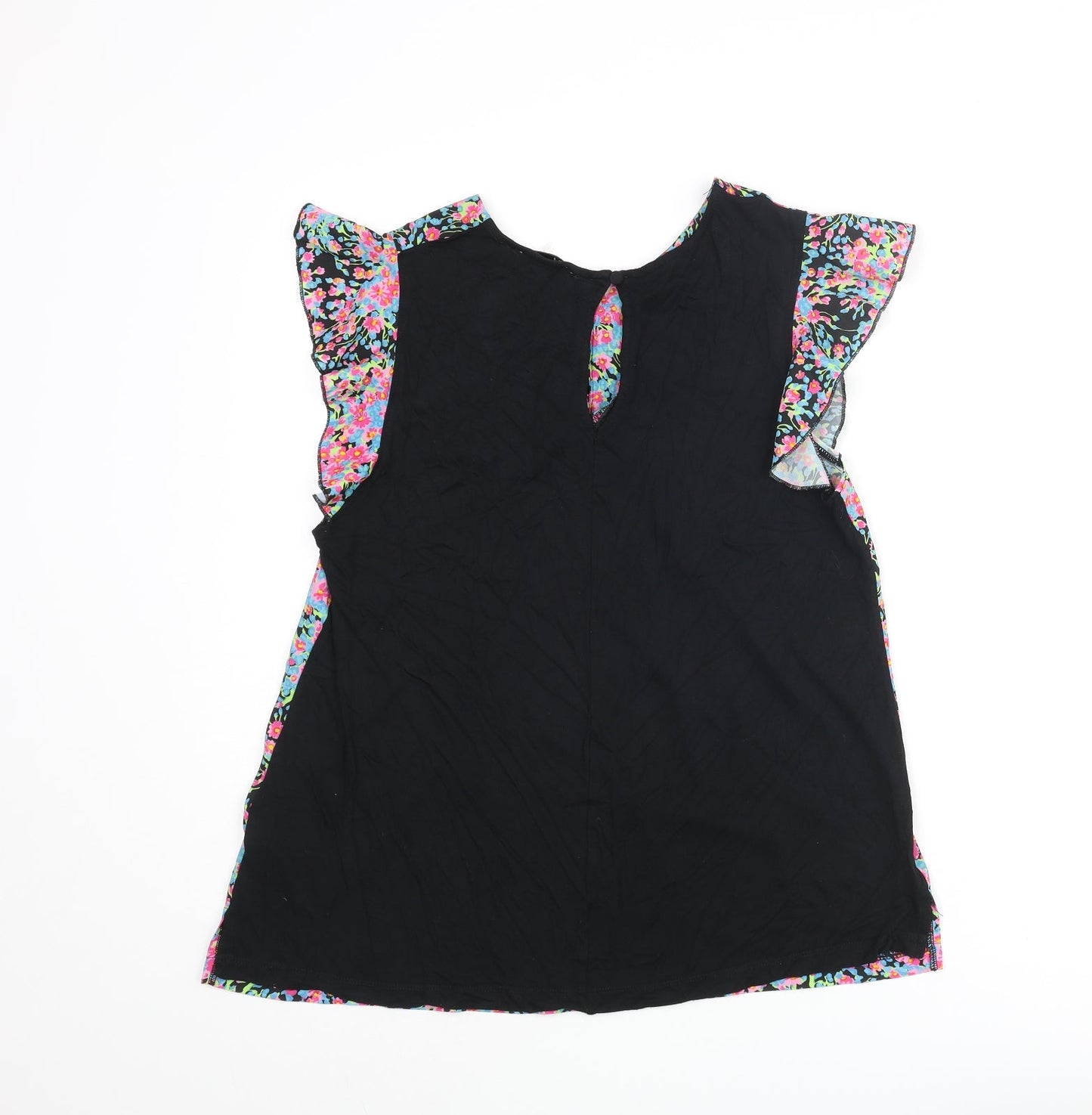 Womens UK Size 12 Warehouse Multicoloured Basic Blouse