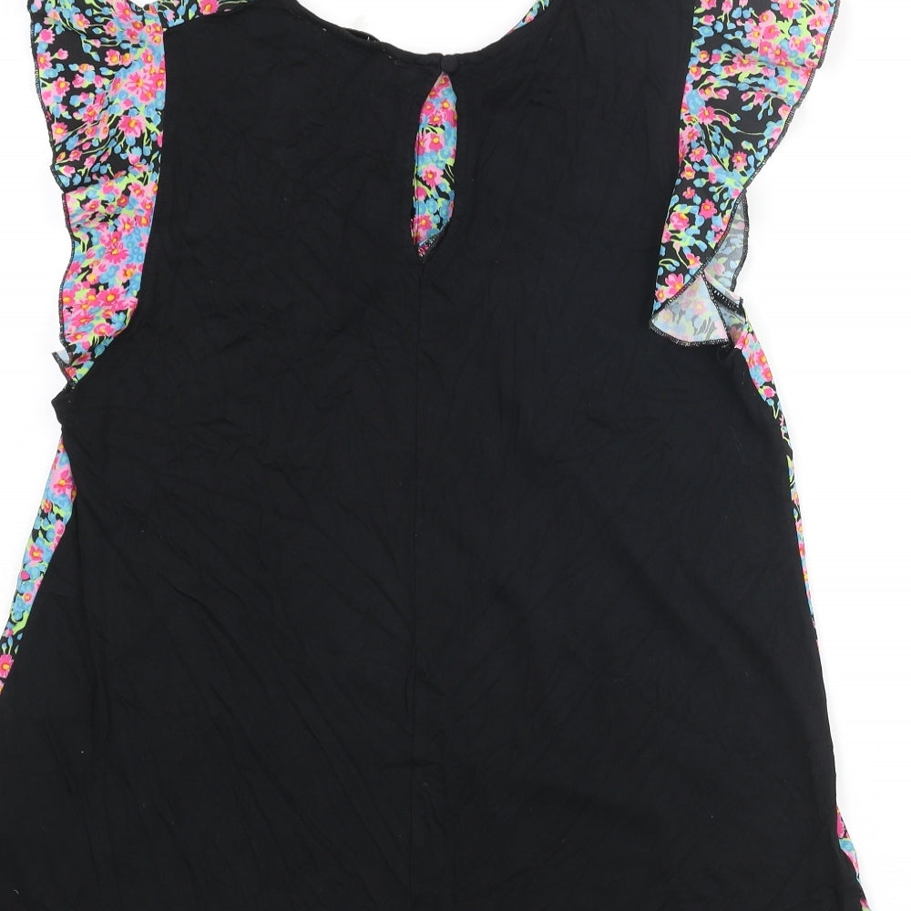 Womens UK Size 12 Warehouse Multicoloured Basic Blouse