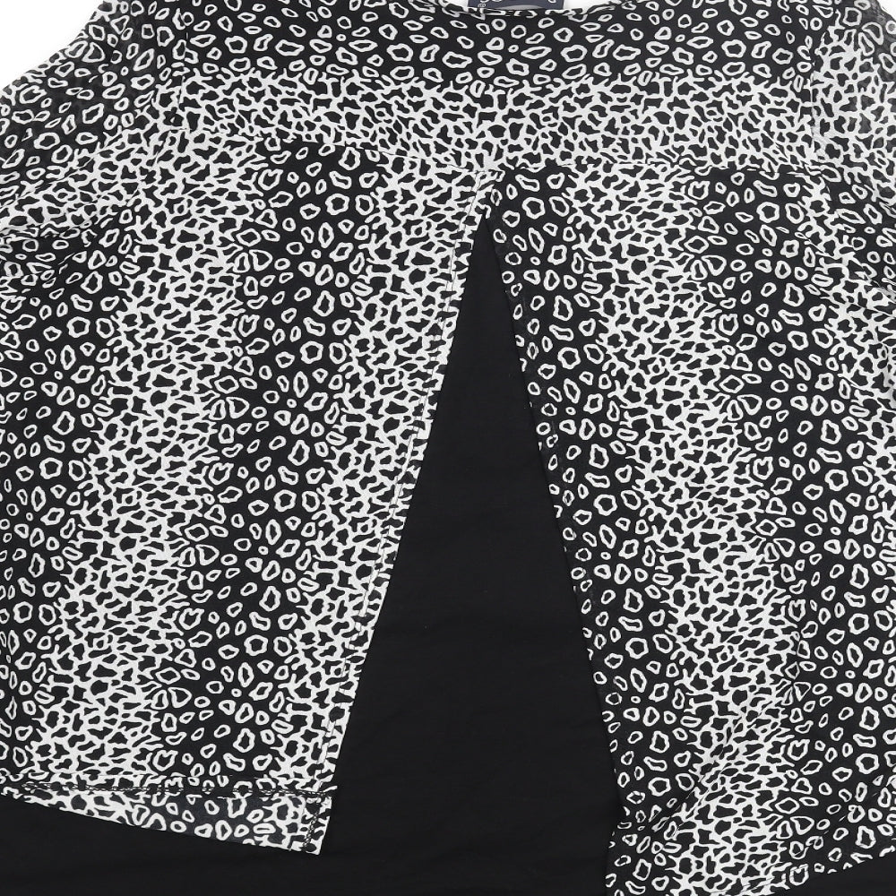 Womens UK Size 16 Saloos Black Basic Blouse