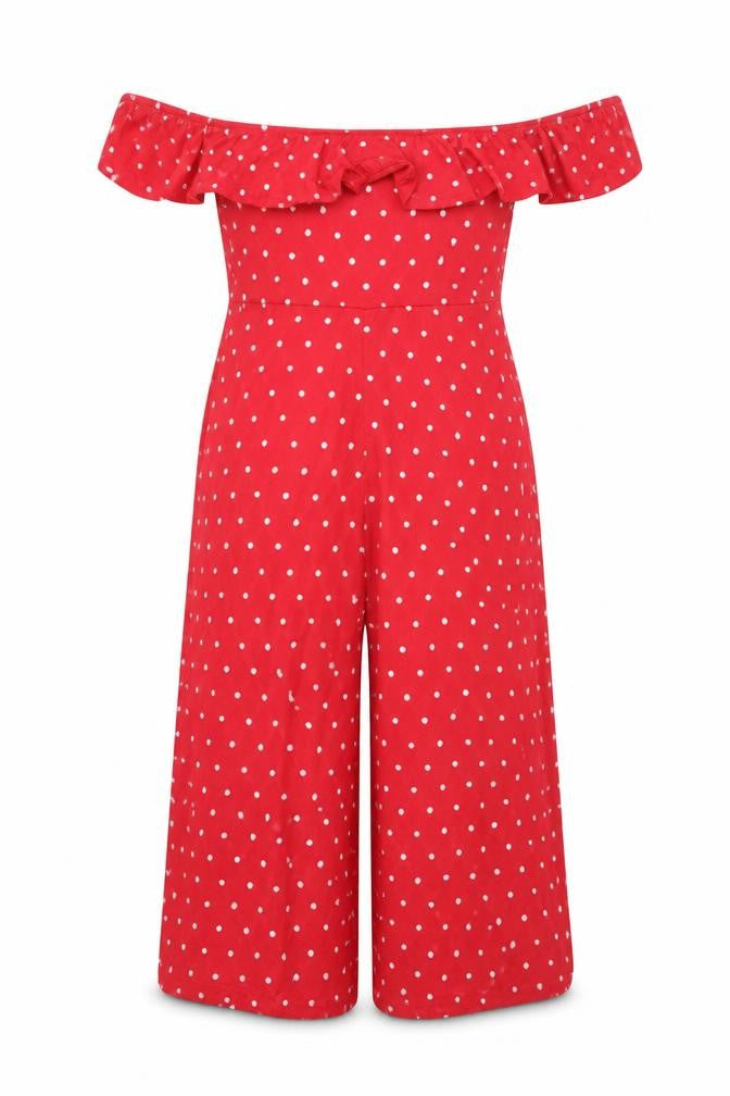 Womens UK Size 10 Missguided One-Piece Red Jumpsuit