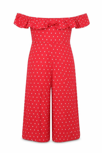 Womens UK Size 10 Missguided One-Piece Red Jumpsuit