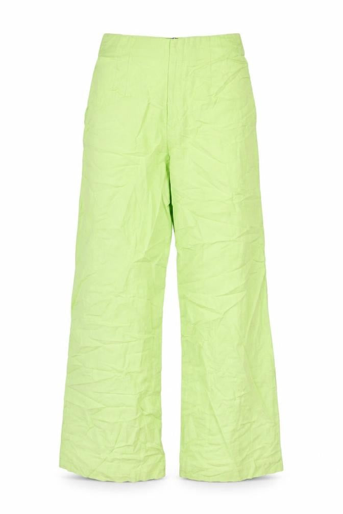 Womens UK Size M Zara Regular Fit  Green Trousers