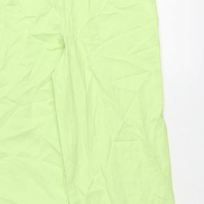 Womens UK Size M Zara Regular Fit  Green Trousers