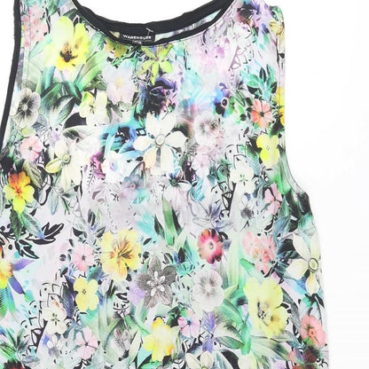 Womens UK Size 12 Warehouse Multicoloured Camisole Blouse